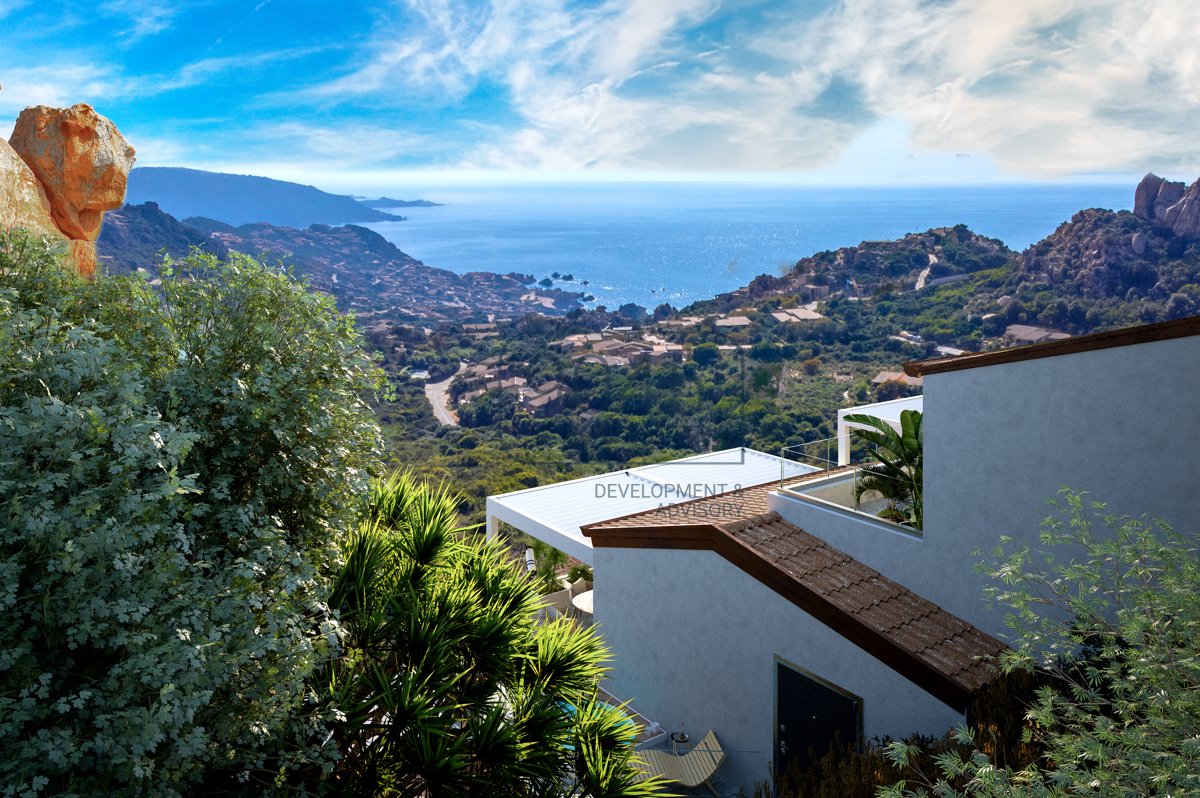 Charmante Neubauvilla mit Meerblick an der Costa Paradiso - Sardinien