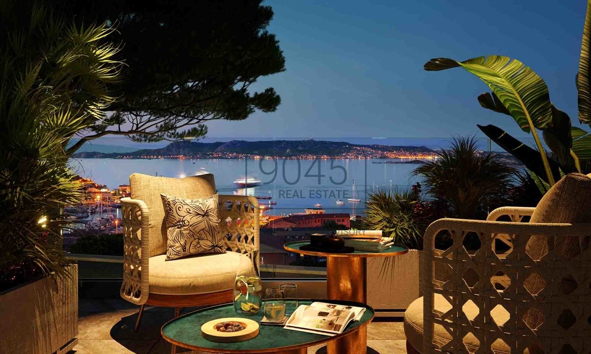 Ferienhaus mit Garten und Blick auf das Meer in Palau - Sardinien