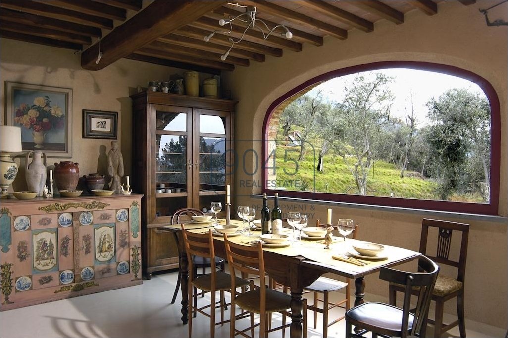 Rustikales Bauernhaus mit Meerblick in Camaiore - Toskana