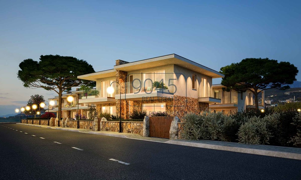 Ferienhaus mit Garten und Blick auf das Meer in Palau - Sardinien