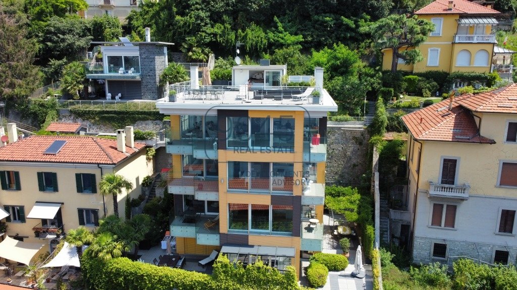 Moderne Wohnung mit Seeblick und Panoramaterrasse am Comersee