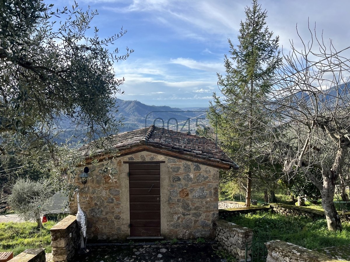 "Il Paradiso": einzigartiges Anwesen in Alleinlage mit Meerblick und Pool in Camaiore - Toskana