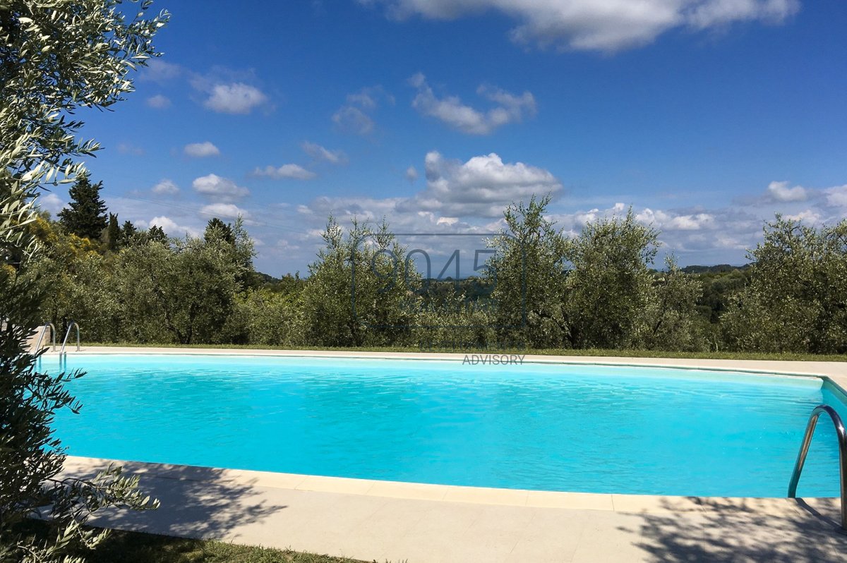 Anwesen aus dem 14. Jh. mit atemberaubender Aussicht und Pool auf den Pisaner Hügeln - Toskana