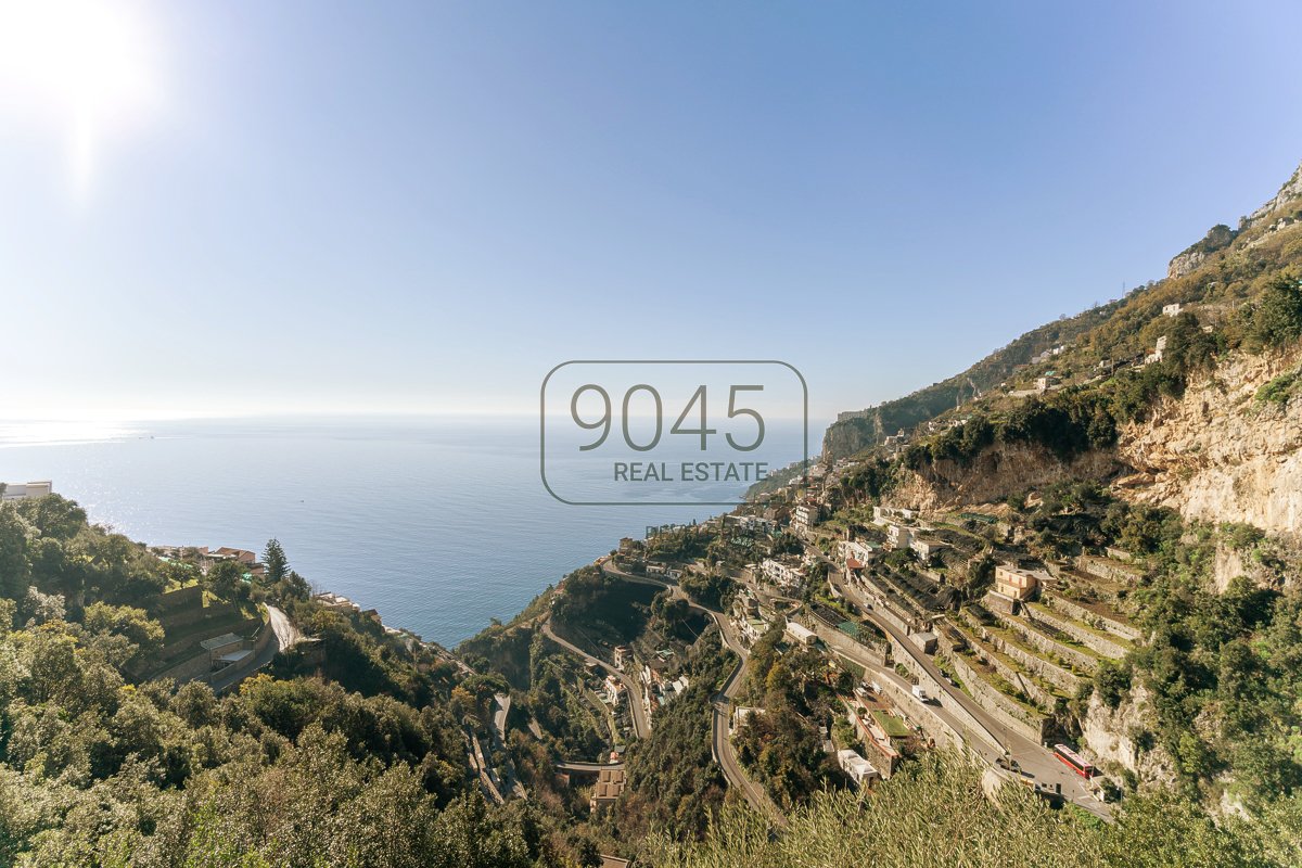 Historisches und charakteristisches Haus mit Meerbick in Pogerola - Amalfi