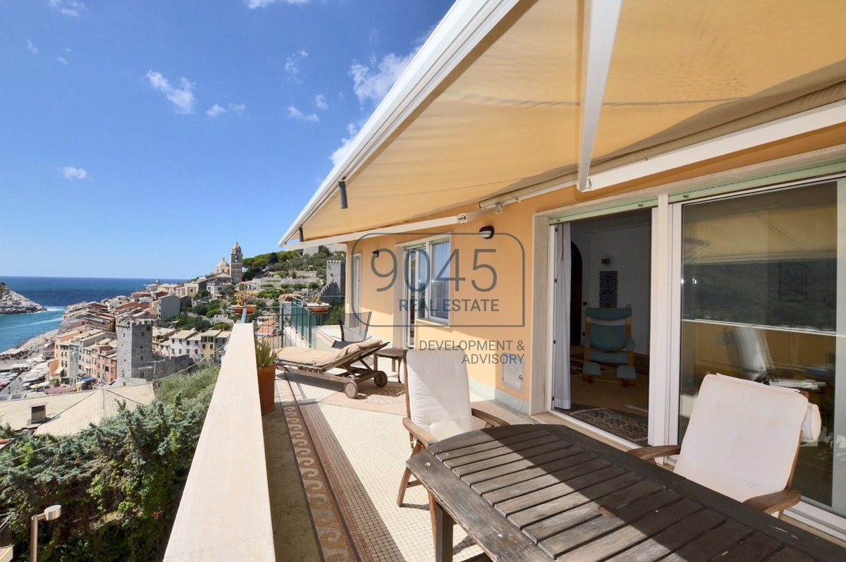 Penthouse mit Panoramaterrasse und Meerblick in Portovenere - Ligurien